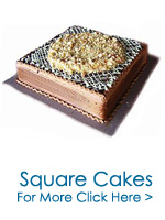 Send Cakes to India : Square Cakes to India