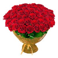 Red Roses Bouquet 100 Flowers Bhai Dooj Gift to India