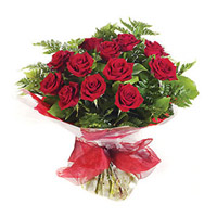 Send Red Roses Bouquet 15 Flowers