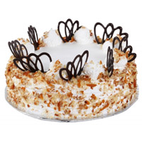 Send 1 Kg Butter Scotch Cake From 5 Star Hotel for Birthday