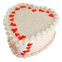 Online Butter Scotch Cake in Heart Shape 2 Kg for him
