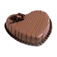 Send Chocolate Cake in Heart Shape 3 Kg to India