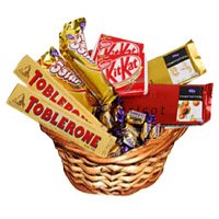Send Lovable Assorted Chocolate Basket for Bhai Dooj Gift