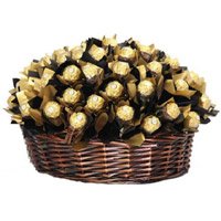 48 Pcs Ferrero Rocher Basket for Bhai Dooj Gift