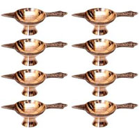 Online Sets of Brass Diya Delivery in India