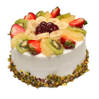 2 Kg Fruit birthday Cake From 5 Star Hotel delivery in India