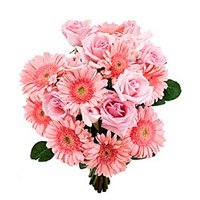 Send online Bhai dooj flowers Gerbera Roses Bouquet delivery to India