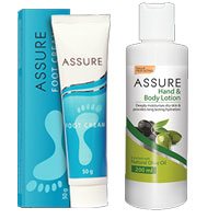 online Combo of Hand-Body Lotion and Foot Cream gift to India