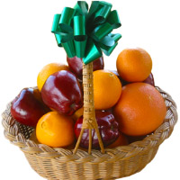 Online 2 Kg Fresh Apple and Orange Basket Delivery in India