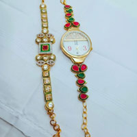 Send Kundan Watch with Kundan Bracelet Online