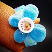 Send Watch for KidsSky-Blue Butterfly Barbie Kids Watch 33 gift to India