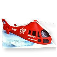 4 Kg Eggless Helicopter Cake for newborn baby