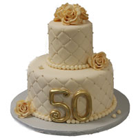 Send 3 Kg 2 Tier Butter Scotch Cake for Birthday