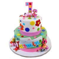 Send Online 3 Kg 2 Tier Vanilla Cake for Birthday