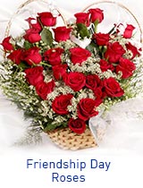 Send Friendship Day Roses to India