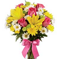 New Year Flowers to India : Flowers to India
