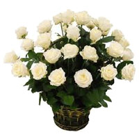 Flowers to India : White Roses
