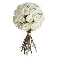 Flowers to India : White Roses
