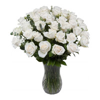 Flowers to India : White Roses