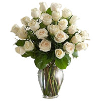 Flowers to India : White Roses
