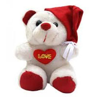 Santa Claus Teddy 12 inch with Cap Christmas Gifts to India