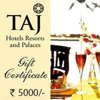 Send Dinner For 2 at Taj Worth Rs. 5000 to India
