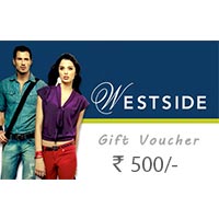 Send 1 Gift Voucher for Westside Worth Rs. 500 Online to India