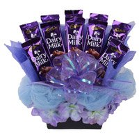 Dairy Milk Bhai Dooj Chocolate Gift Basket 10 Chocolates