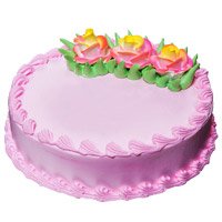 Same Day Eggless Cake with Rakhi Delivery in India